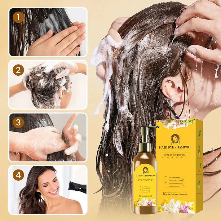 Japanese Long Lasting Natural Hair Dye Shampoo š„ Buy 1 Get 1 Free š„